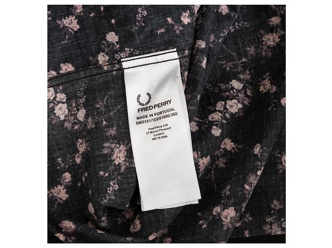 Autre Marque Camicia stampata Fred Perry x Miles Kane Multicolore - vista 11