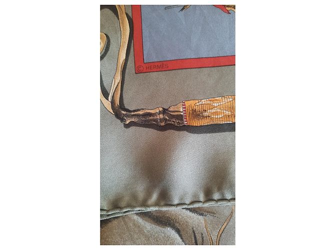 Foulard Hermès intitolato 'Pony Express' di Olivier Kermit - 1993 Multicolore - vista 9