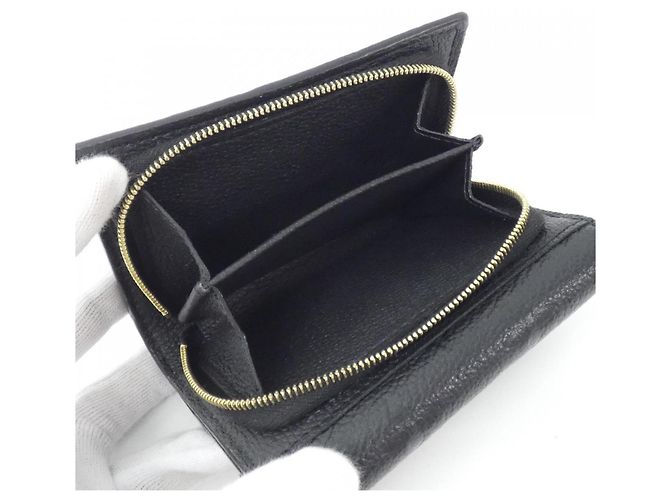 Cartera Metis Compact Monogram Empreinte Louis Vuitton Negro - vista 7