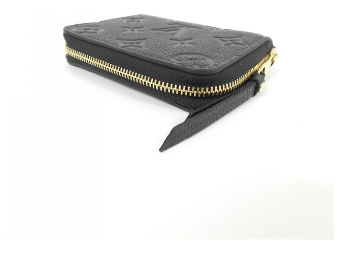 Louis Vuitton Monogram Empreinte Zippy Coin Purse Black - view 2