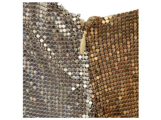 Autre Marque Metallisches Kleid Fausto Pugliesi Silber - Ansicht 12