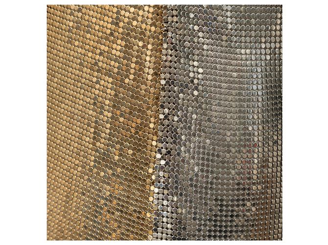 Autre Marque Metallisches Kleid Fausto Pugliesi Silber - Ansicht 7