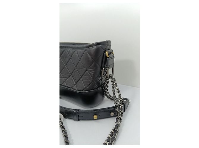 Chanel Borsa hobo Gabrielle piccola Nero - vista 4