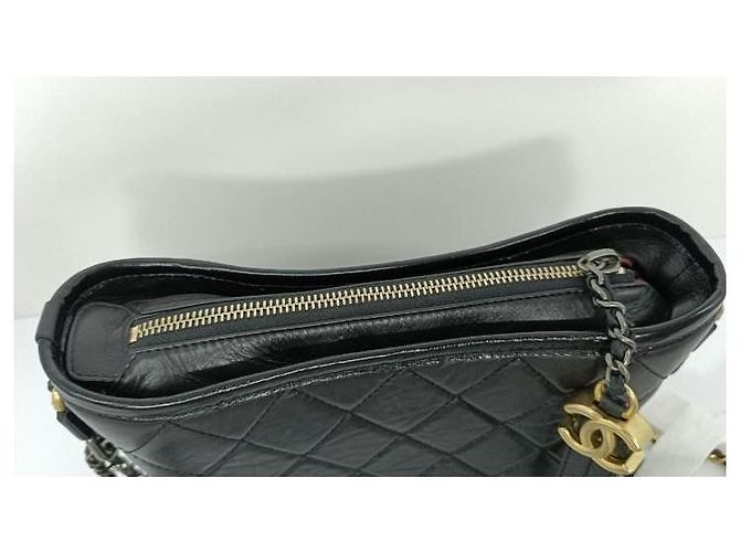 Chanel Borsa hobo Gabrielle piccola Nero - vista 8