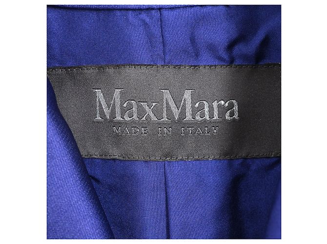 Max Mara Oversized-Jacke aus schwarzem Polyester - Ansicht 4