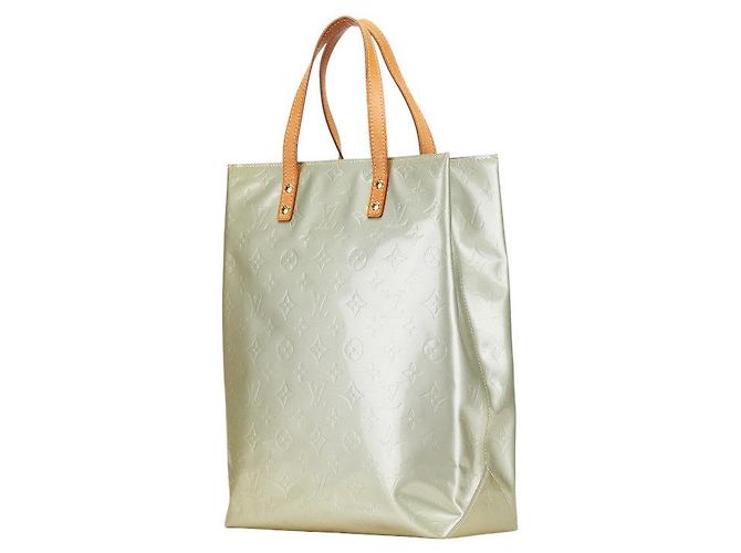 Borsa tote Reade MM Monogram Vernis Louis Vuitton M91142 Argento Metallico - vista 2