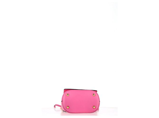 Borsa a tracolla Marni Pannier in pelle rosa Marrone - vista 11