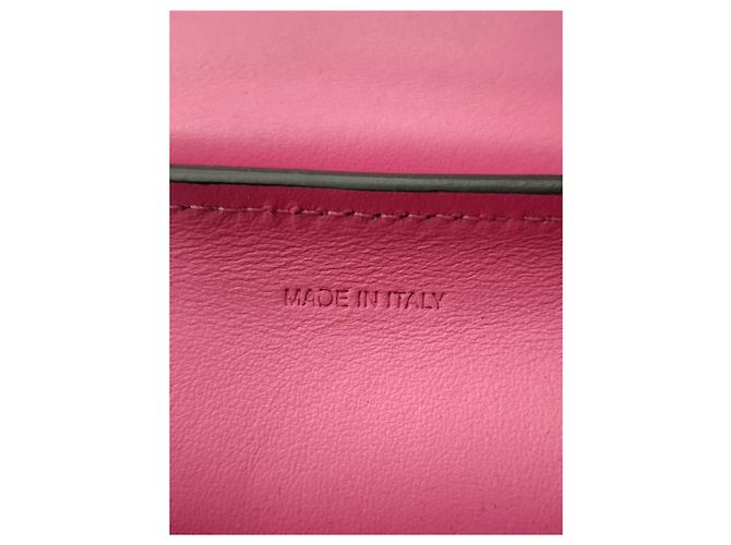 Borsa a tracolla Marni Pannier in pelle rosa Marrone - vista 13