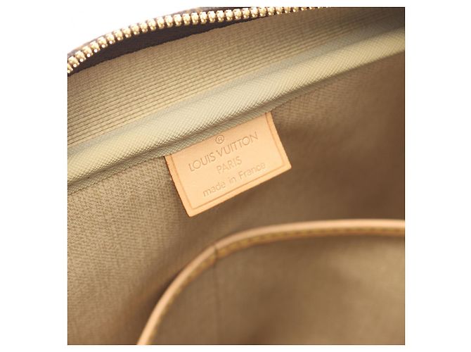 Sac à main Louis Vuitton Monogram Deauville M47270 Marron - vue 4