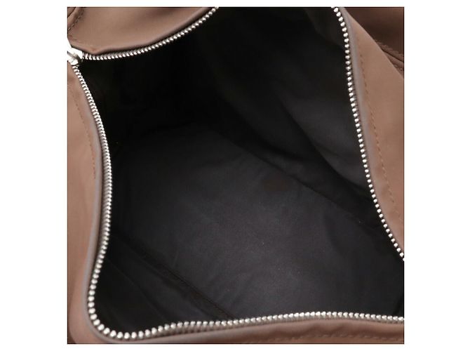 Borsa tote in nylon e pelle Hermès Acapulco Marrone - vista 6