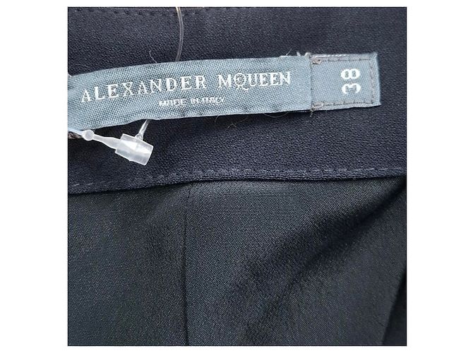 Alexander McQueen Bleistiftrock aus schwarzem Polyester - Ansicht 3