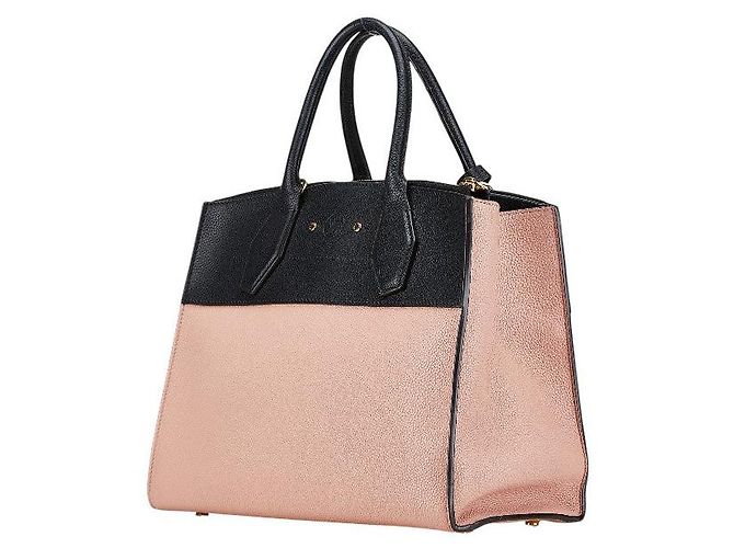 Bolsa de couro City Steamer MM da Louis Vuitton Marrom Bege - vista 2