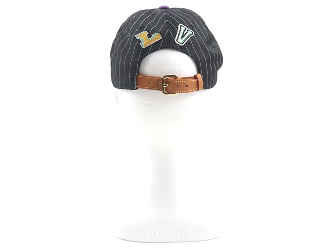 Cappello Newsboy in coccodrillo Louis Vuitton Nero - vista 4