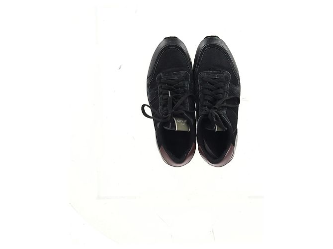 Sneakers Rockrunner Valentino Garavani in nero e materiali misti - vista 13