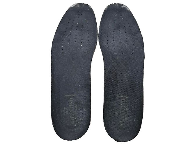 Sneakers Rockrunner Valentino Garavani in nero e materiali misti - vista 7