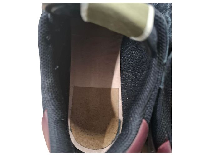 Sneakers Rockrunner Valentino Garavani in nero e materiali misti - vista 8