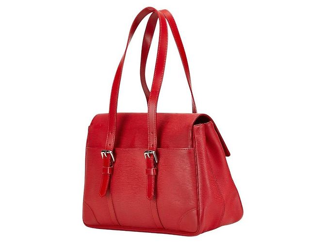 Borsa tote Epi Segur MM Louis Vuitton M5886E Rosso - vista 2