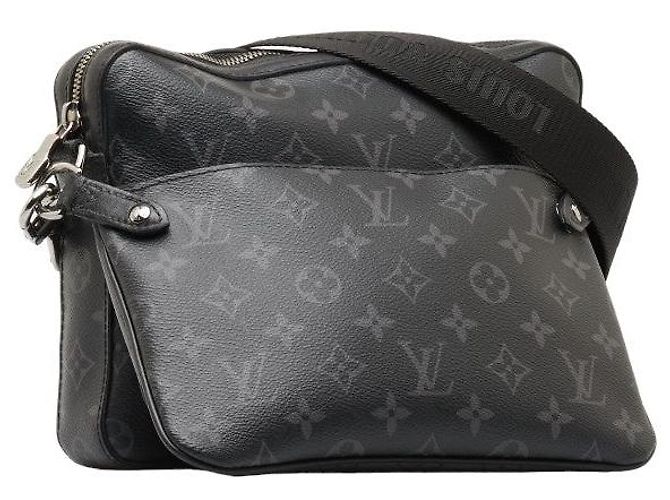 Borsa a Spalla Trio Messenger Monogram Eclipse Reverse Louis Vuitton M69443 Nero - vista 2