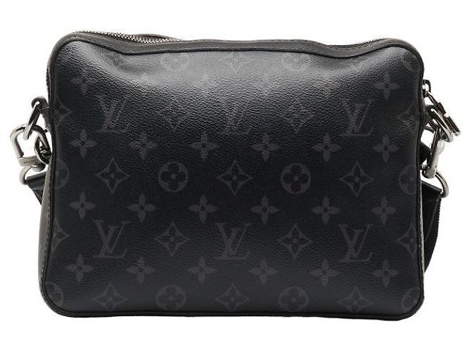 Borsa a Spalla Trio Messenger Monogram Eclipse Reverse Louis Vuitton M69443 Nero - vista 3