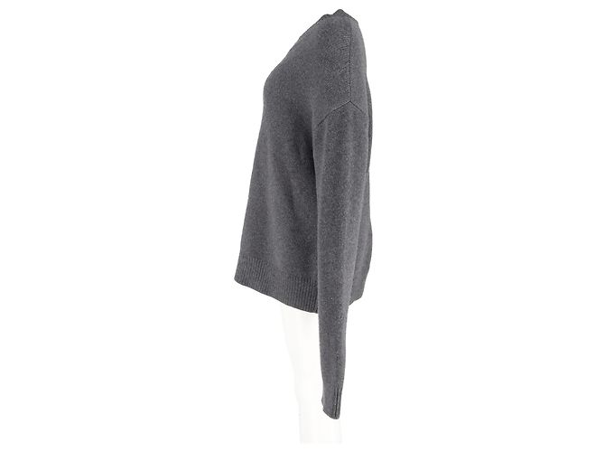 Grauer Wollpullover mit Rundhalsausschnitt von Balenciaga - Ansicht 7