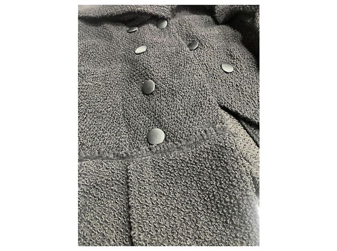 Dolce & Gabbana Wollbouclé-Jacke Schwarz - Ansicht 4