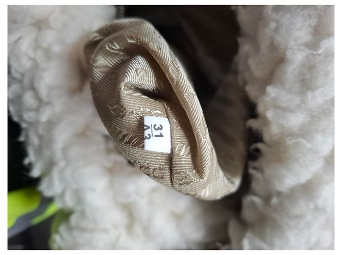 Borsa a mano in cashmere bianco con placca logo Prada Crudo - vista 16