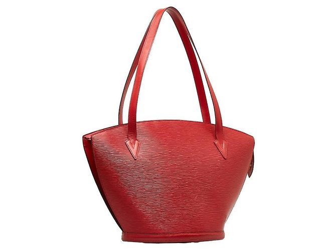 Saint Jacques Borsa tote in pelle Epi Louis Vuitton M52267 Rosso - vista 2