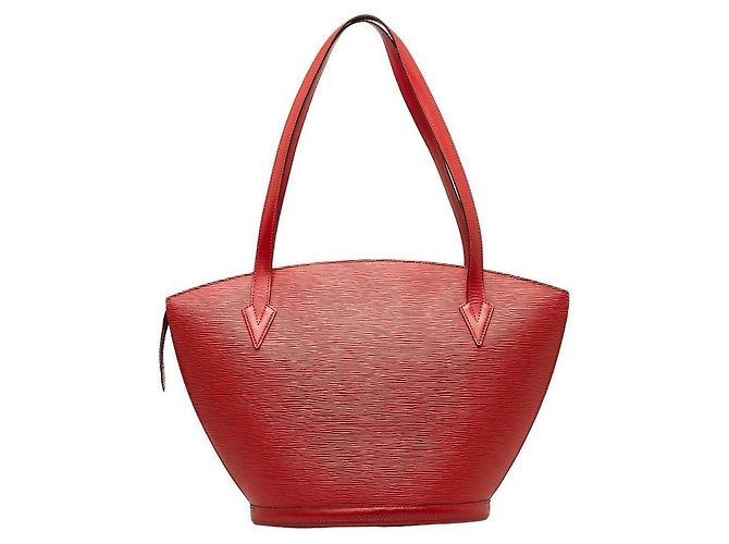 Saint Jacques Borsa tote in pelle Epi Louis Vuitton M52267 Rosso - vista 3