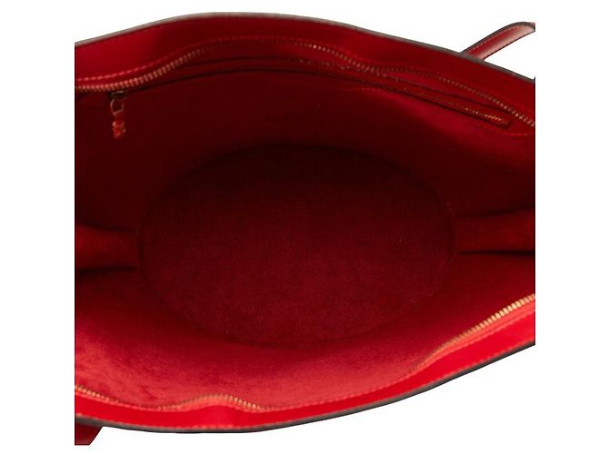 Saint Jacques Borsa tote in pelle Epi Louis Vuitton M52267 Rosso - vista 6