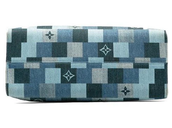 Louis Vuitton Denim Leder OnTheGo GM Tote Bag - Ansicht 4