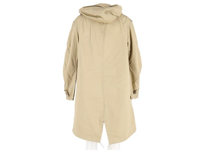 Apc Abrigo parka con capucha A.P.C. en algodón beige - vista 6
