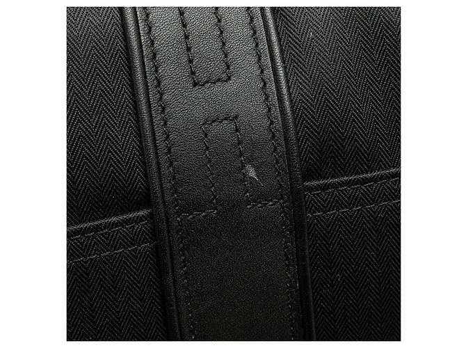 Hermès Sac à main épaule Hermes Toilachevron Acapulco Basas MM Noir - vue 4