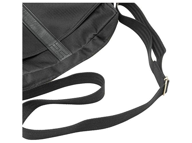 Hermès Sac à main épaule Hermes Toilachevron Acapulco Basas MM Noir - vue 5