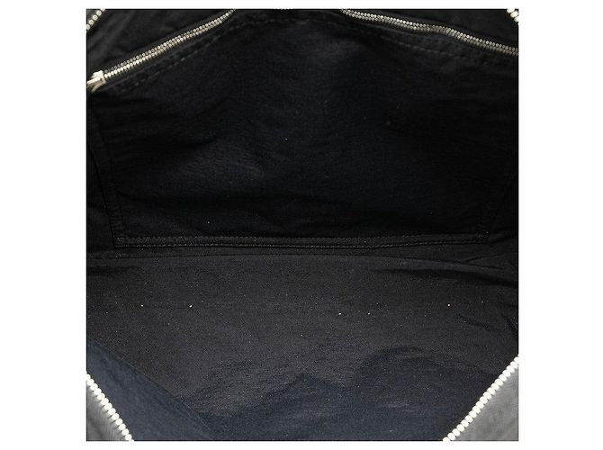 Hermès Sac à main épaule Hermes Toilachevron Acapulco Basas MM Noir - vue 6