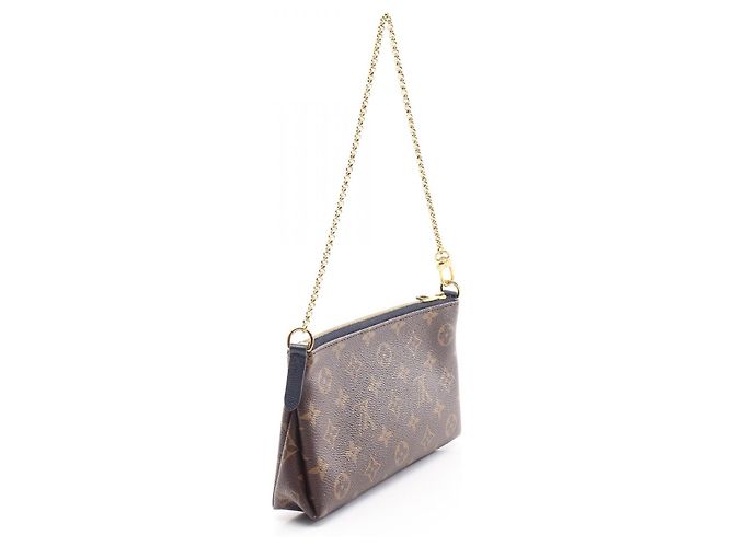 Borsa Pallas Monogram 2 in 1 Louis Vuitton M44058 Marrone - vista 2