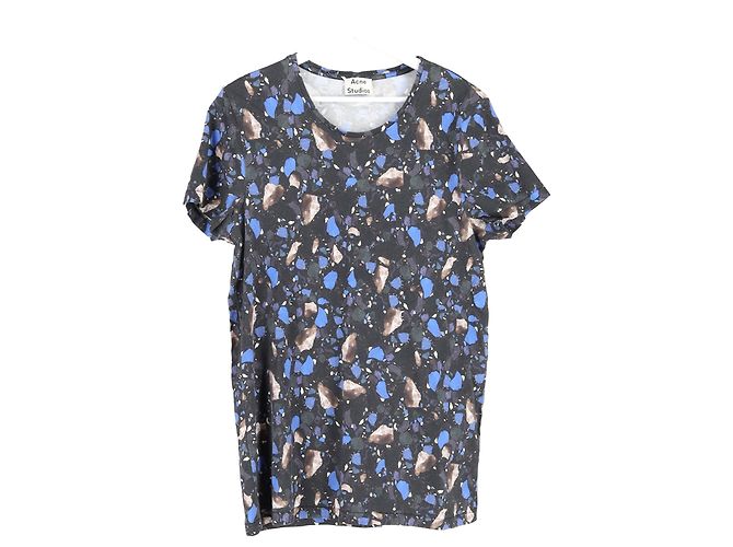 T-shirt con stampa Terrazzo di Acne Studios in cotone multicolore - vista 4