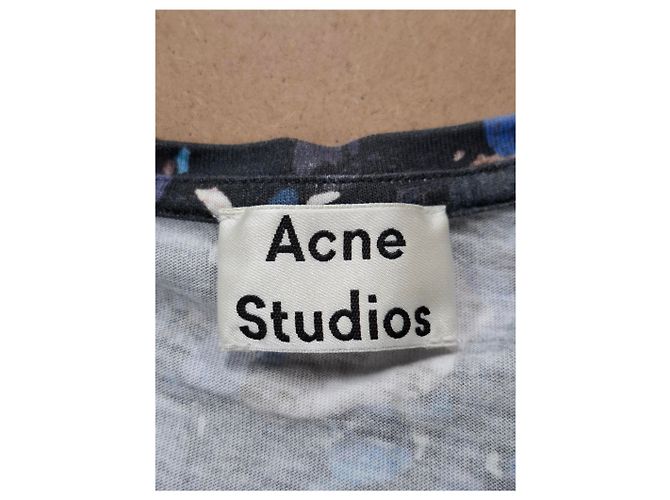 T-shirt con stampa Terrazzo di Acne Studios in cotone multicolore - vista 6