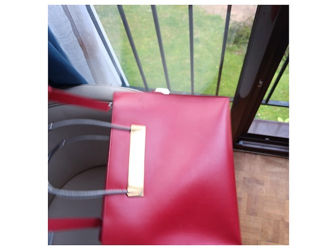 Borsa Balenciaga Cable Rossa in Pelle Rosso - vista 6