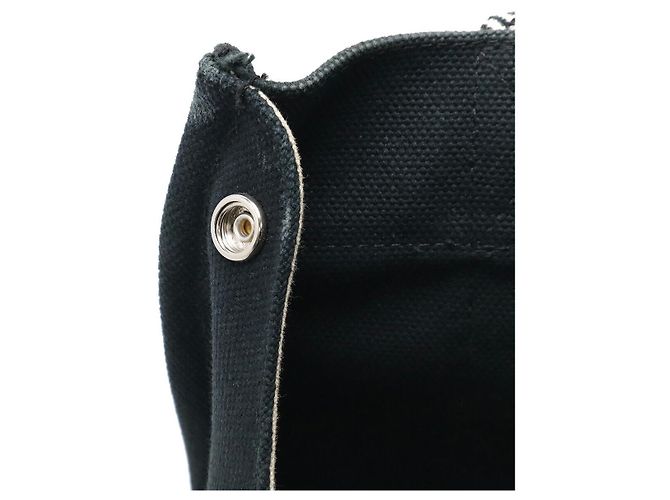 Hermès Borsa a mano Cannes PM in tela Hermes Nero - vista 6