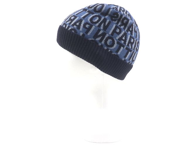 Cappello in lana con logo Louis Vuitton M70538 Blu - vista 4