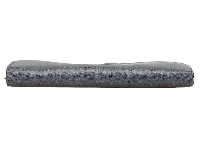 Graue Leder-Clutch von Montblanc - Ansicht 3