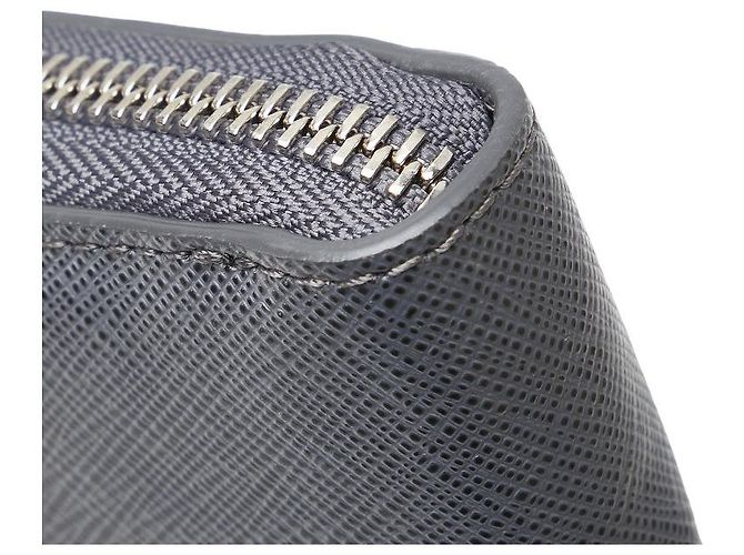 Graue Leder-Clutch von Montblanc - Ansicht 5