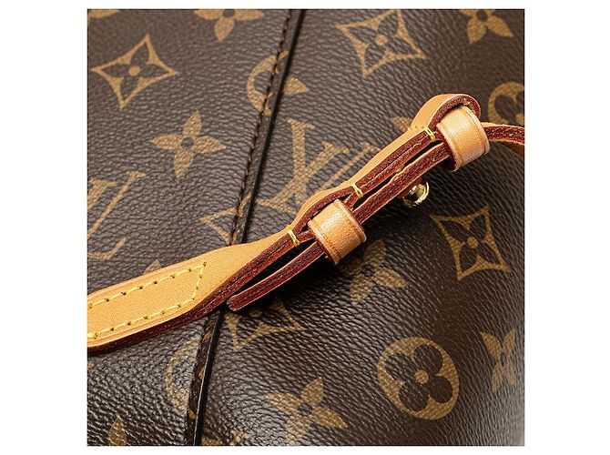 Mochila Montsouris Monograma Louis Vuitton M43431 Marrom - vista 5