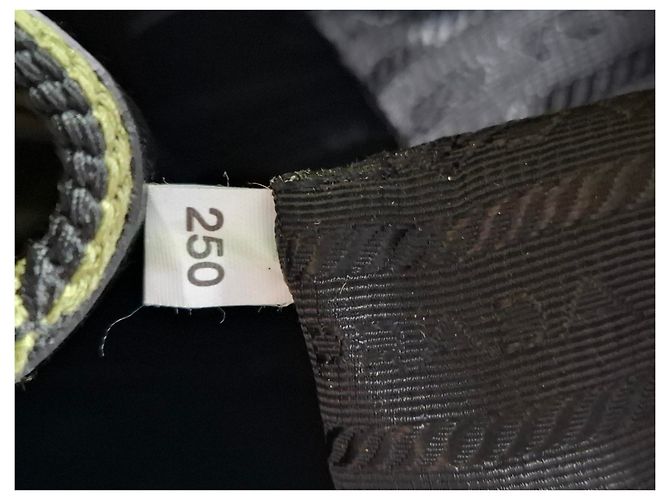 Tote Prada Große Symbole bestickte Tragetasche aus grünem Polyester - Ansicht 16