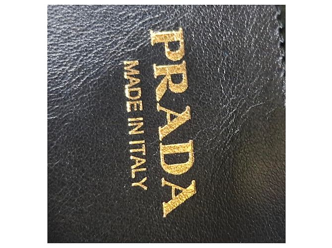 Tote Prada Große Symbole bestickte Tragetasche aus grünem Polyester - Ansicht 5