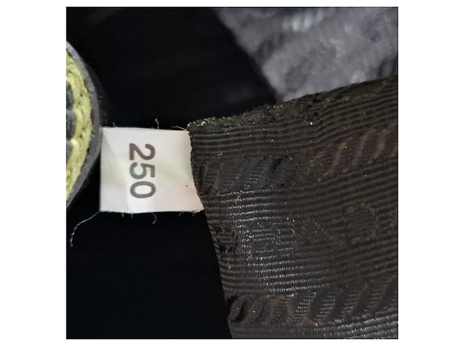 Tote Prada Große Symbole bestickte Tragetasche aus grünem Polyester - Ansicht 8
