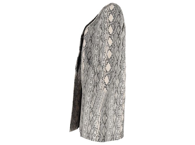 Abrigo Panetto Max Mara Studio en viscosa con estampado animal Impresión de pitón - vista 2