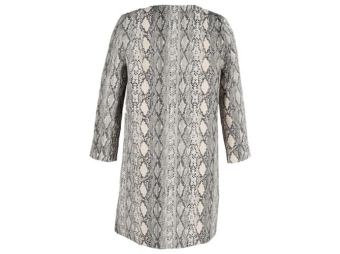 Abrigo Panetto Max Mara Studio en viscosa con estampado animal Impresión de pitón - vista 3