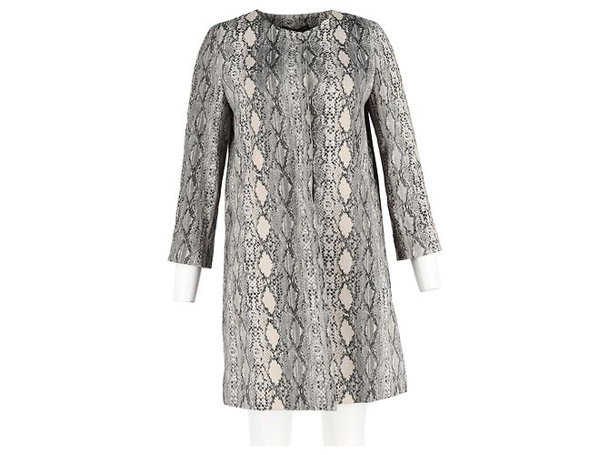 Abrigo Panetto Max Mara Studio en viscosa con estampado animal Impresión de pitón - vista 4