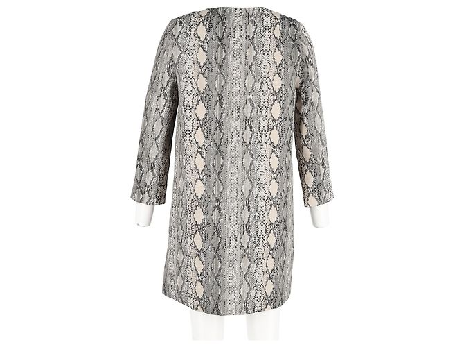 Abrigo Panetto Max Mara Studio en viscosa con estampado animal Impresión de pitón - vista 6